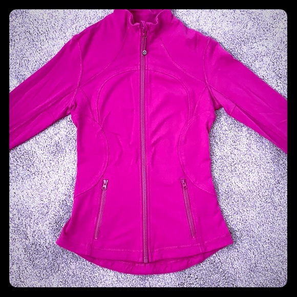 lululemon athletica Tops - Magenta Lululemon zip up size 4